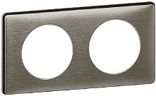 Рамка универсальная Legrand Celiane 2-м. металл вольфрам  картинка